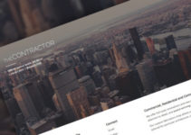 The Contractor: Construction Company WP Theme