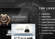 The Luxury - Dark/Light Responsive WordPress Theme