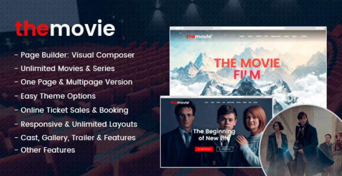 The Movie - Cinema, Film & Series WordPress Theme