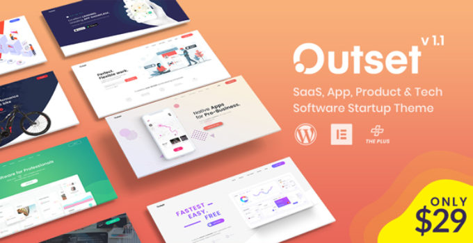 The Outset - MultiPurpose WordPress Theme for Saas & Startup