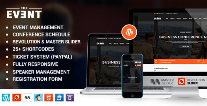 TheEvent – Event Management and Conference WordPress Theme