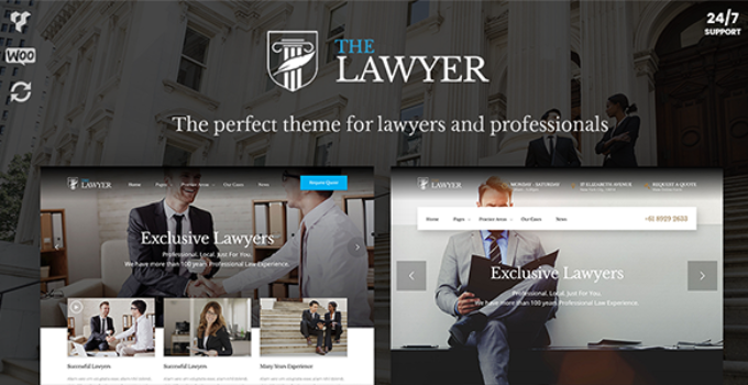 TheLawyer – Attorney & Lawyer WordPress Theme