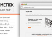Themetick - Event Management Wordpress Theme