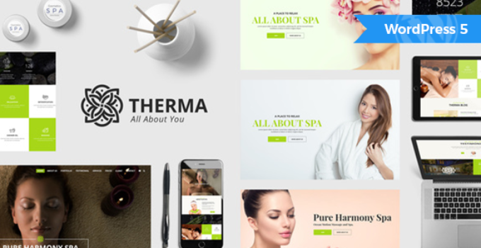 Therma - Spa, Beauty, Cosmetic WordPress Theme