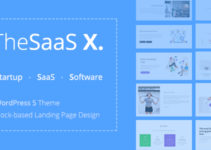 TheSaaS X - Responsive SaaS, Startup & Business WordPress Theme