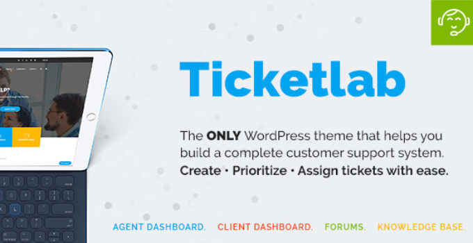 TicketLab - Knowledge Base | Ticketing | Support WordPress Theme
