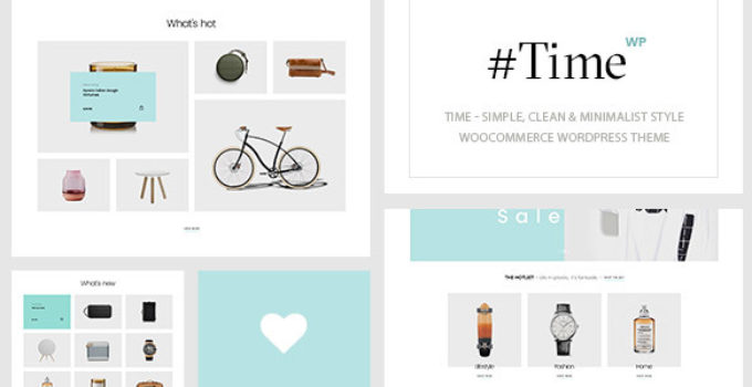 Time - Simple Minimalist WooCommerce WordPress Theme