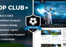 Top Club - Soccer and Football Sport Theme for WordPress