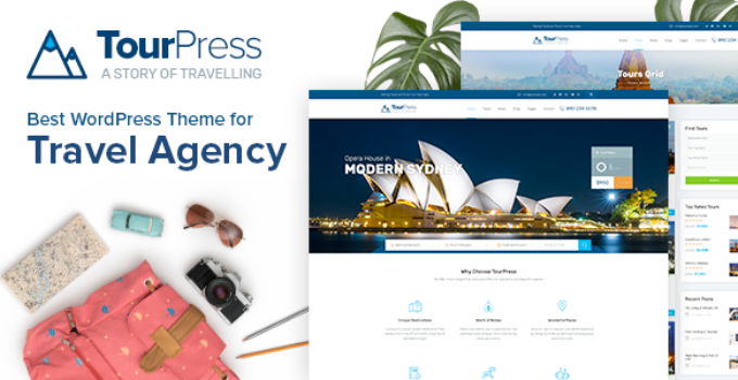 TourPress - WordPress Theme for Travel or Tour Booking