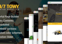 Towy - Emergency Auto Towing and Roadside Assistance Service WordPress theme