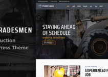 Tradesmen - Construction WordPress Theme