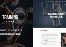Training Zone - Gym & Fitness WordPress Theme
