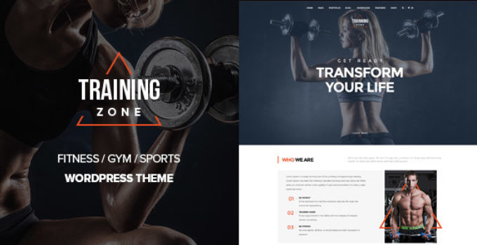 Training Zone - Gym & Fitness WordPress Theme