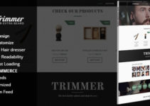 Trimmer - WordPress Theme for Barber Shops