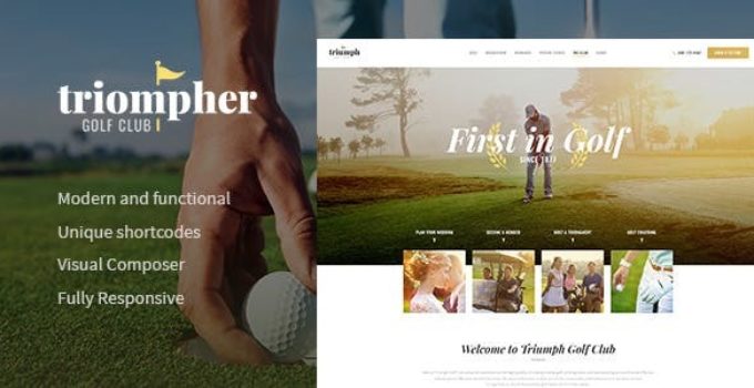 Triompher | Golf Club WordPress Theme