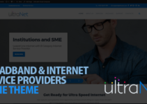 UltraNet - Broadband & Internet Service Providers WordPress Theme