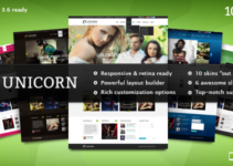 Unicorn — Multipurpose Retina Ready WP Theme