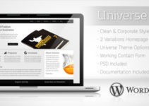 Universe - Corporate Business Wordpress Theme 2
