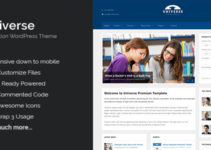 Universe - Education Responsive WordPress Theme