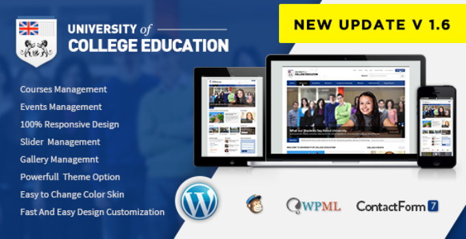 University | Education Responsive WordPress Theme