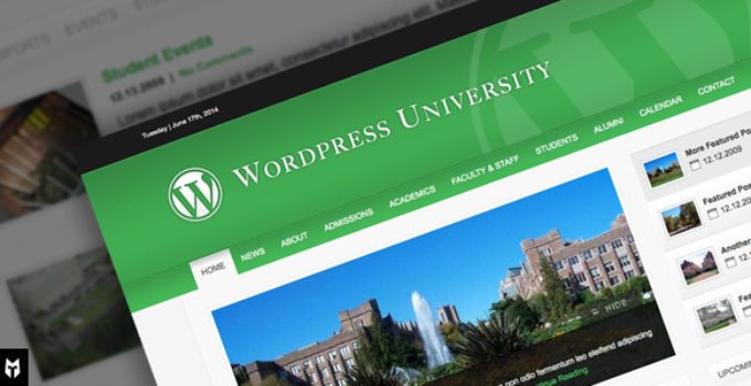 University: WordPress Theme For Colleges