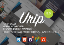 Urip - Professional WordPress Landing Page Theme
