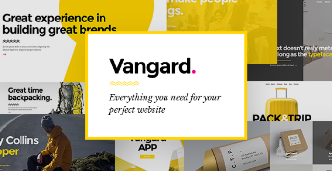 Vangard - A Theme for Freelancers and Agencies