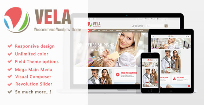 Vela - Multi-Purpose WooCommerce WordPress