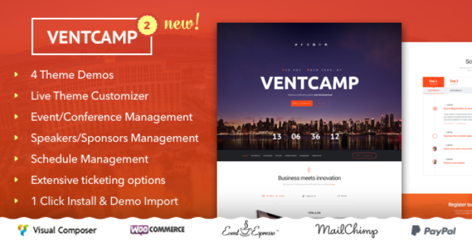 Ventcamp - Event and Conference Theme