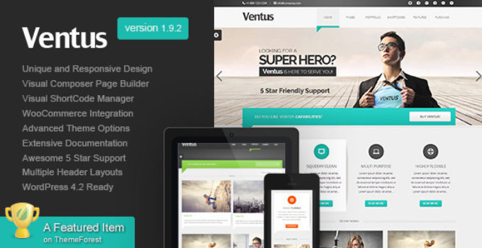 Ventus - Business WordPress Theme
