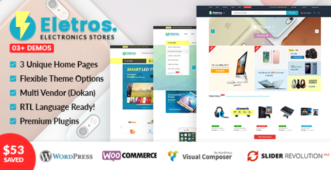 VG Eletros - Electronics Store WooCommerce Theme