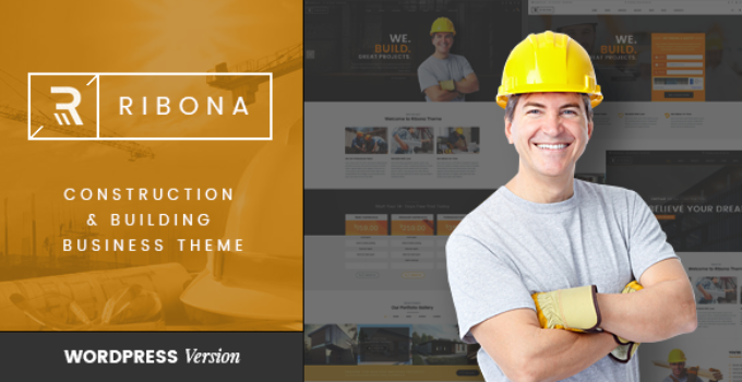VG Ribona - WordPress Theme for Construction, Building Business