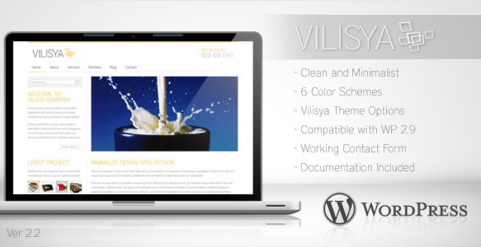 Vilisya - Minimalist Business Wordpress Theme 3