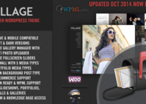 Village - A Responsive Fullscreen WordPress Theme