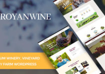 Vineyard, Winery, Wine Shop and Dairy Farm WordPress Theme