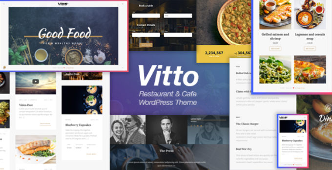Vitto - Restaurant & Cafe WordPress Theme