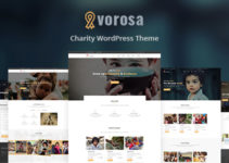 Vorosa - Nonprofit Charity Hub Fundraising WordPress Theme