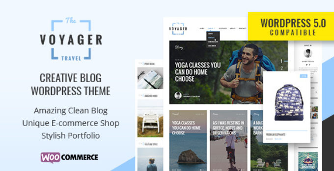 Voyager — Creative Blog WordPress Theme