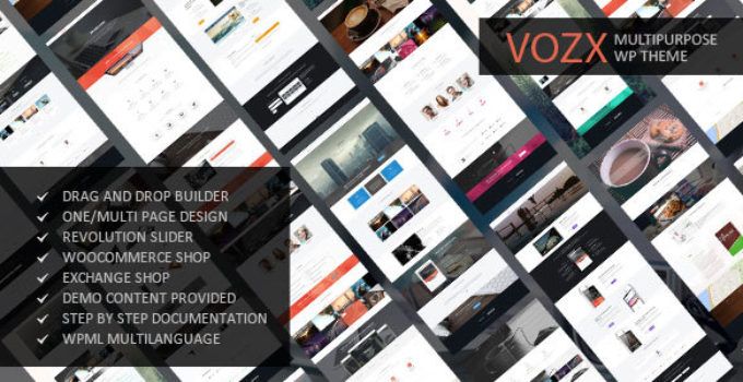 Vozx - Multipurpose & Event WordPress Theme