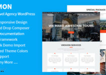 Vromon - Tour & Travel Agency WordPress Theme