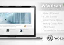 Vulcan - Minimalist Business Wordpress Theme 4