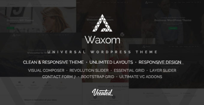 Waxom - Clean & Universal WordPress Theme