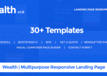 Wealth – Multi-Purpose Landing Page WordPress Theme
