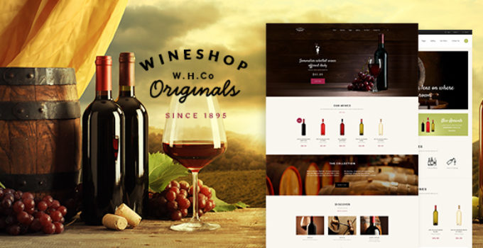 WineShop - Food & Wine Online Store WordPress Theme
