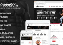 Winner - Sports, Gym & Fitness WordPress Theme