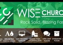 Wise Church – The Wisest Multi-Purpose Church WordPress Theme