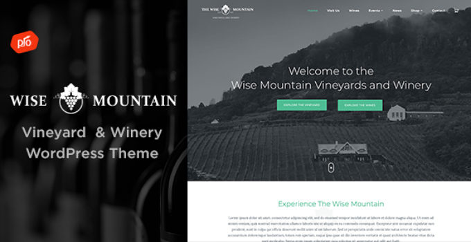 Wise Mountain - Vineyard and Winery Theme