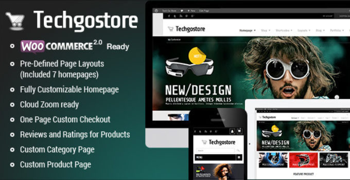 WooCommerce WordPress Theme - TechGoStore