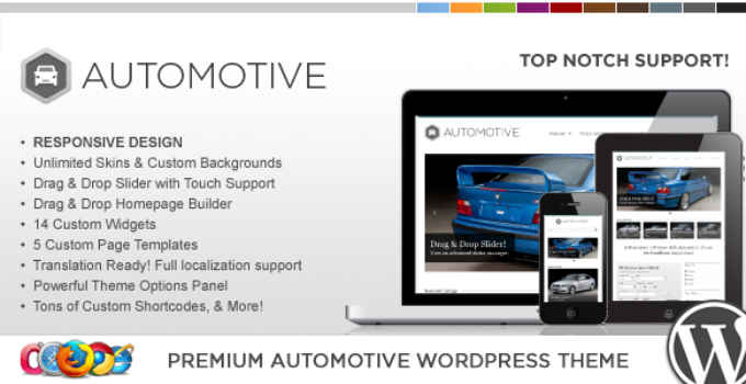 WP Pro Automotive Responsive WordPress Theme