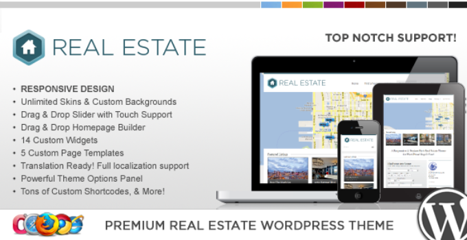 WP Pro Real Estate 3 Responsive WordPress Theme